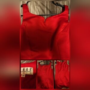 Red Sleeveless Dress